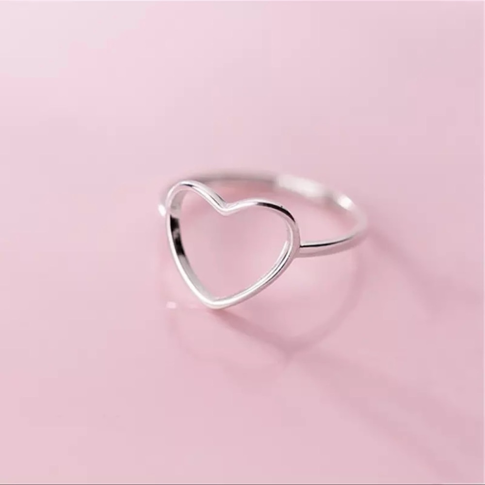 Silver Heart Ring